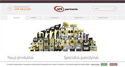 Desktop Screenshot of gpspartneris.lt